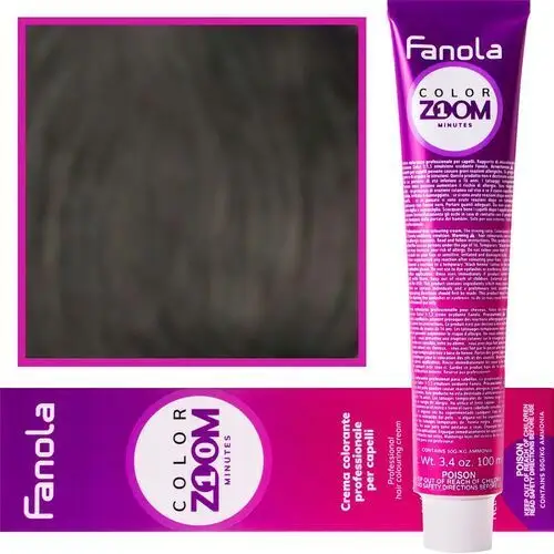 Fanola color zoom krem do farbowania włosów cała paleta 100 ml 3.0 ciemny kasztan