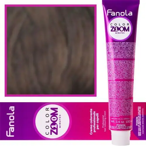 Fanola color zoom krem do farbowania włosów cała paleta 100 ml 4.0 kasztan