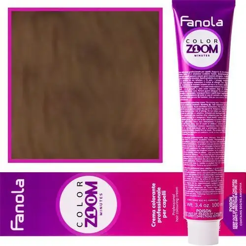 Color zoom krem do farbowania włosów cała paleta 100 ml 5.0 jasny kasztan Fanola