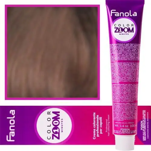 Color zoom krem do farbowania włosów cała paleta 100 ml 7.7 brązowy blond Fanola