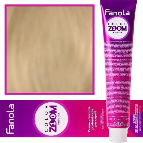 Fanola color zoom krem do farbowania włosów cała paleta 100 ml 9.0 bardzo jasny blond, kolor blond