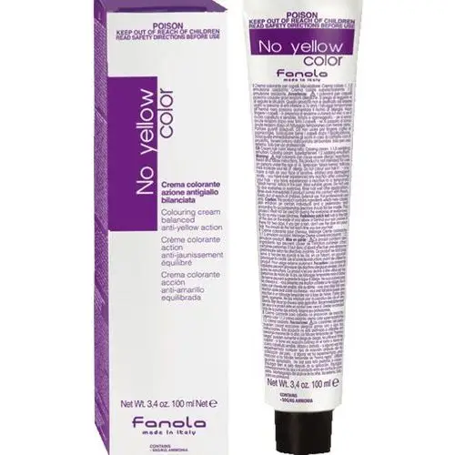 Fanola no yellow farba koloryzująca do włosów blond 100ml ml.00 - multi rozjaśniacz, kolor blond