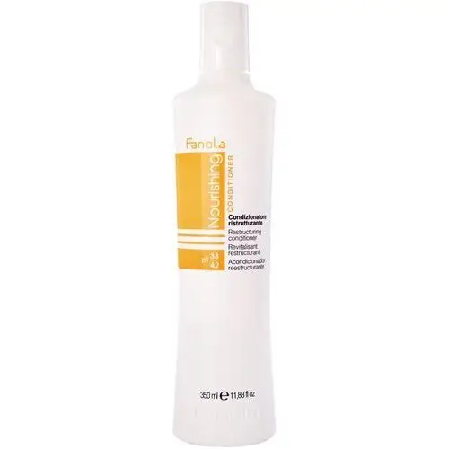 Fanola nourishing restructuring conditioner odżywka rekonstruująca do włosów suchych i łamliwych 350ml, 119434