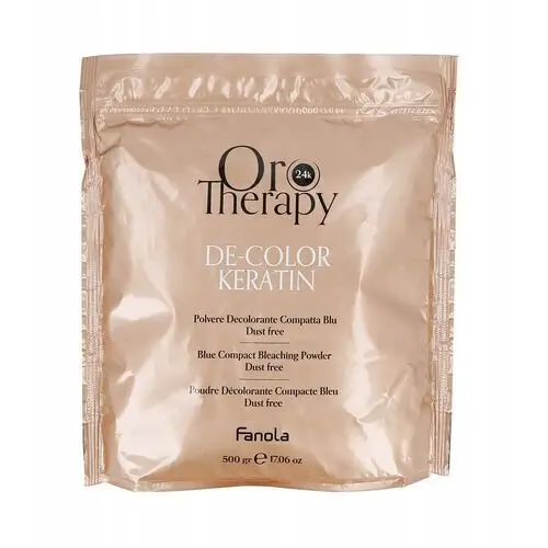 Fanola Oro Therapy De-color 24K Niebieski rozjaśniacz z keratyną 500g