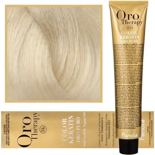 Fanola oro therapy - farba do włosów bez amoniaku, pełna paleta kolorów 10,0 extra
