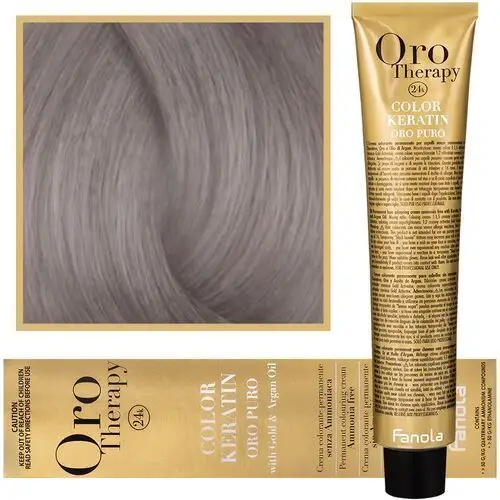 Fanola Oro Therapy - farba do włosów bez amoniaku, pełna paleta kolorów 10,1