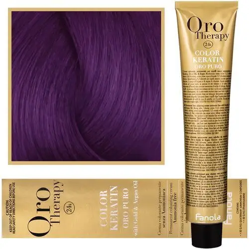 Fanola Oro Therapy - farba do włosów bez amoniaku, pełna paleta kolorów Violet