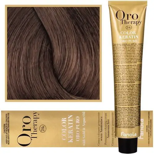 Fanola Oro Therapy - farba do włosów bez amoniaku, pełna paleta kolorów 6,31