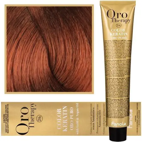 Fanola Oro Therapy - farba do włosów bez amoniaku, pełna paleta kolorów 8,4