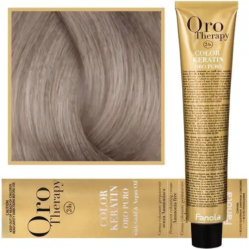 Fanola oro therapy - farba do włosów bez amoniaku, pełna paleta kolorów 9,1