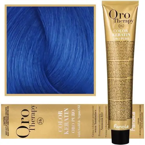 Fanola Oro Therapy - farba do włosów bez amoniaku, pełna paleta kolorów Blue
