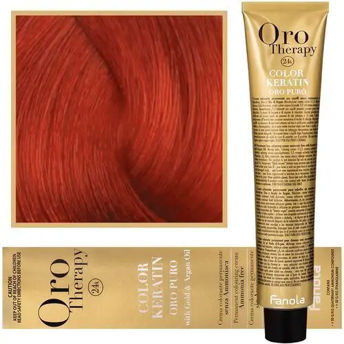 Fanola Oro Therapy - farba do włosów bez amoniaku, pełna paleta kolorów 7,606