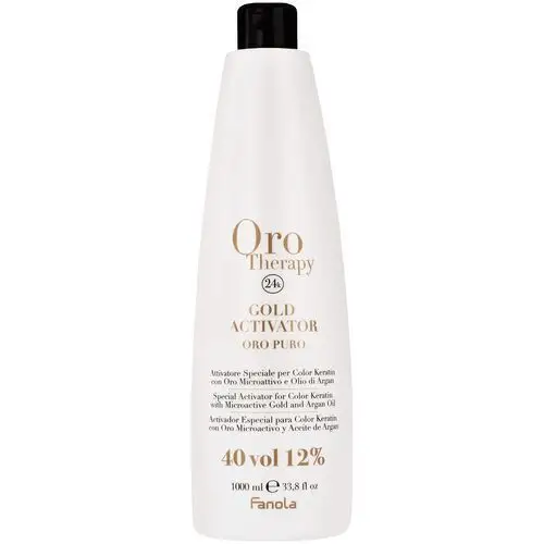 Fanola Oro Therapy Gold Activator Oro Puro - oxydant do farb, 1000ml 40 vol