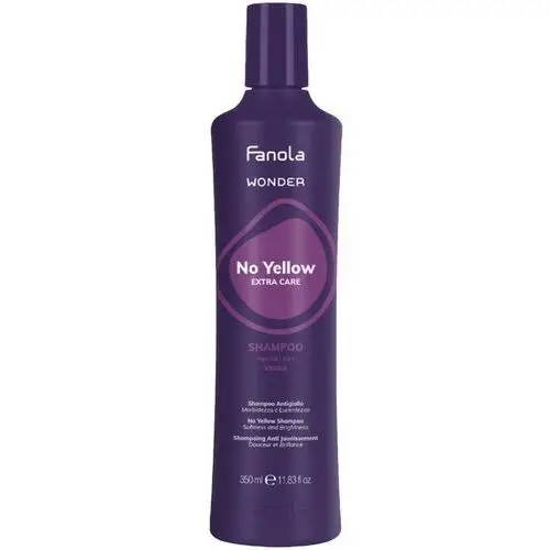 Fanola Wonder No Yellow Extra Care Shampoo szampon neutralizujący żółte odcienie 350 ml, 1076205