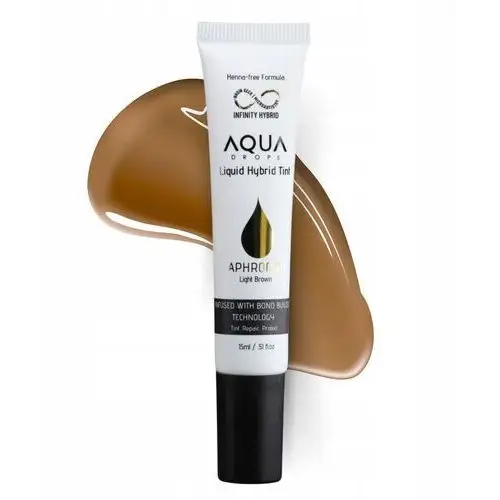 Farba do brwi Aqua Drops Aphrodite Light Brown Jasny Brąz, kolor jasny