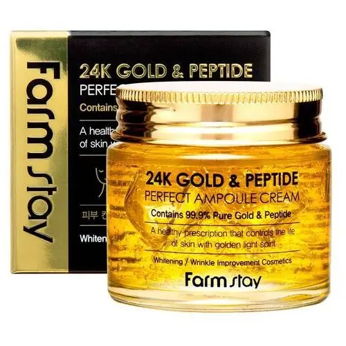 24k gold & peptide perfect ampoule cream 80ml Farm stay