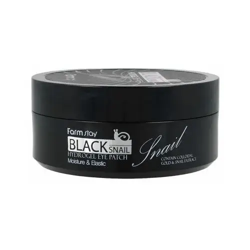 Farm stay - Black Snail Hydrogel Eye Patch, 60 sheets - Hydrożelowe płatki pod oczy