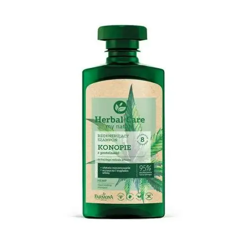 Farmona Herbal care regenerujący szampon konopie z proteinami 330ml