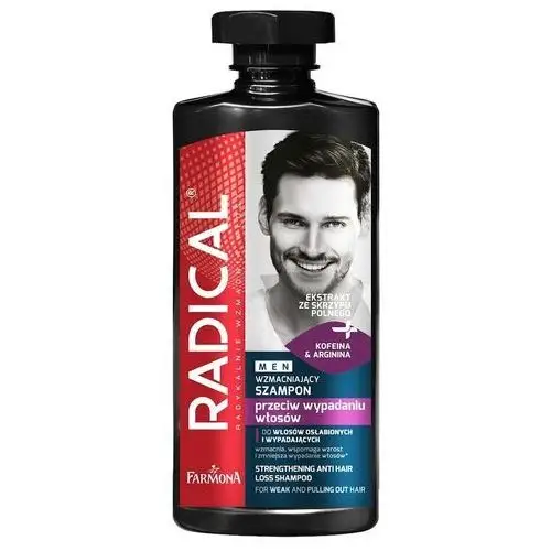 Farmona Radical men wzmacniający szampon przeciw wypadaniu włosów 400ml