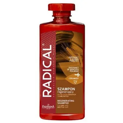 Radical szampon regenerujący do włosów suchych i łamliwych (400 ml) Farmona