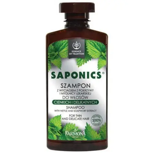 Saponics szampon z wyciągiem z pokrzywy (330 ml) Farmona
