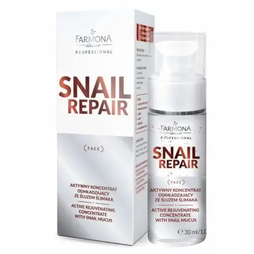 Farmona snail repair active rejuvenating cocncentrate with snail mucus aktywny koncentrat odmładzający ze śluzem ślimaka