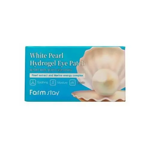 Hydrożelowe płatki pod oczy z ekstraktem z pereł Farmstay White Pearl