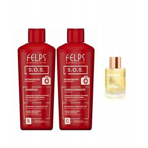 Felps Sos box 2x250ml szampon odżywka+olejek Uv 10 ml