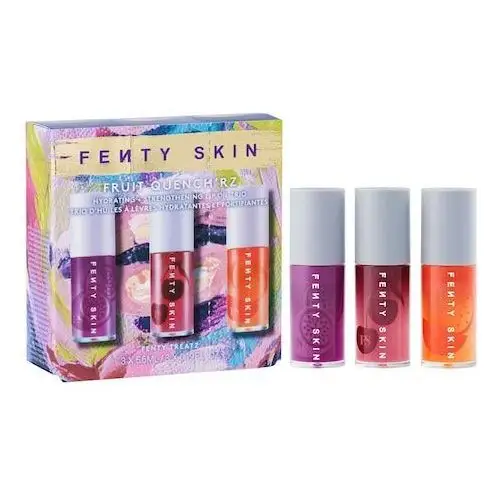 Fenty skin Fruit quench'rz- zestaw trzech nawilżających i regenerujących olejków do ust