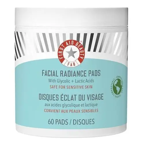 Facial Radiance Pads with Glycolic + Lactic Acids - Płatki złuszczające