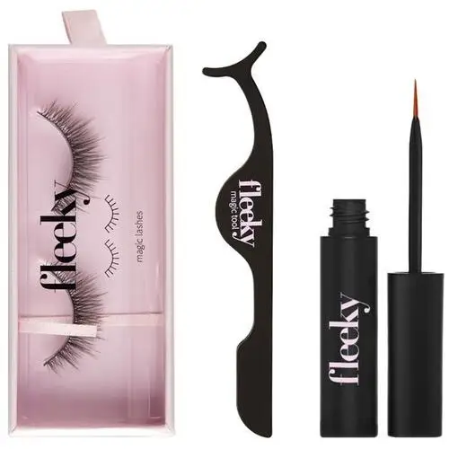 Magic lashes kit - false lashes with glue & applicator bunny Fleeky