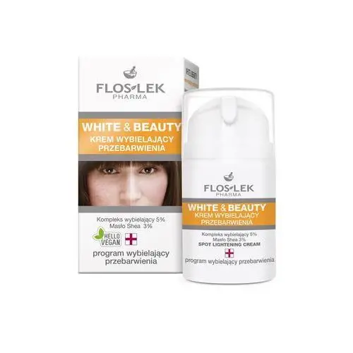 Floslek white and beauty krem wybielający przebarwienia Flos-lek