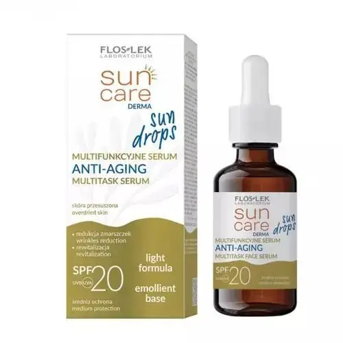 FLOS-LEK Sun Care Derma Sun Drops Multifunkcyjne serum anti-aging SPF20 30ml