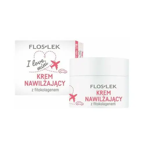 Floslek laboratorium Krem do twarzy nawilżający z fitokolagenem 15 ml i love mini