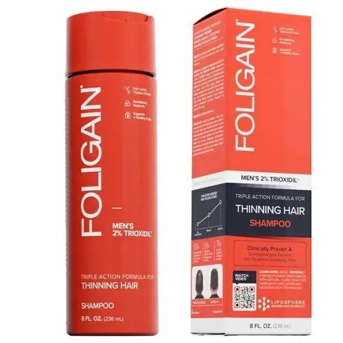 Foligain szampon 2% Trioxidil Blokuje Dht, męski