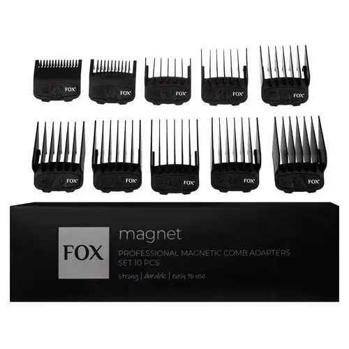 FOX MAGNET MAGNET Zestaw - profesjonalna nasadka magnetyczna do maszynki 10szt