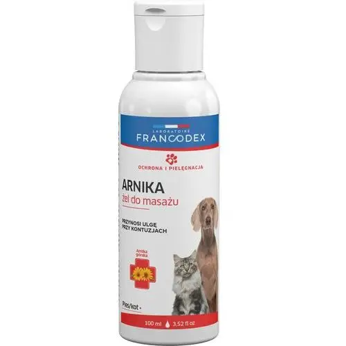 Francodex żel do masażu z arniką dla psów i kotów 100 ml