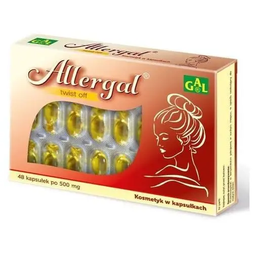 GAL ALLERGAL x 48 kapsułek twist off - krótka data