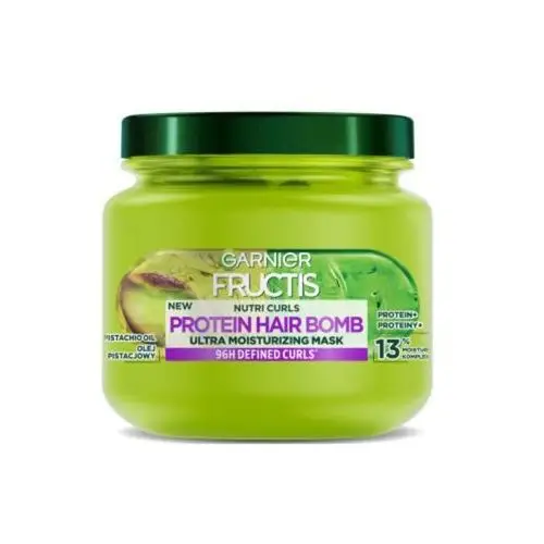 Fructis Nutri Curls Protein Hair Bomb maska do włosów kręconych 320 ml Garnier