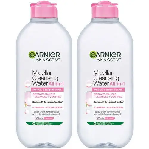 Garnier Micellar Cleansing Water Normal & Sensitive Skin DUO