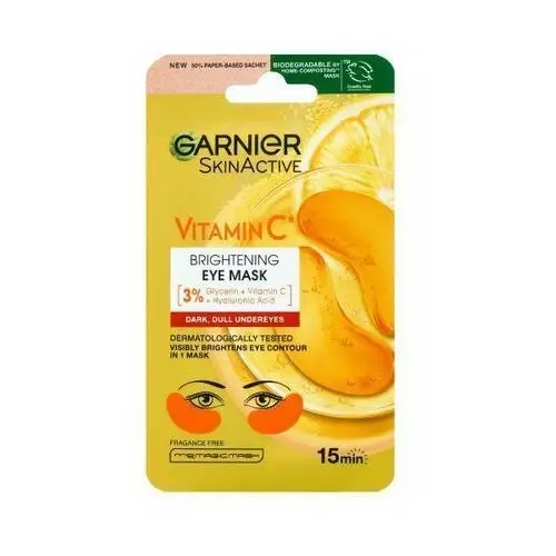 GARNIER Skin Active Rozświetlające Płatki pod oczy - 3% Vitamin C 5g