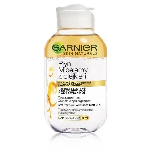 Garnier Skin Naturals Płyn micelarny z olejkiem dwufazowy 100ml, 0359623