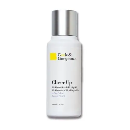 Geek & Gorgeous - Cheer Up - tonik kwasowy do twarzy 6% kwas migdałowy + BHA, 100 ml