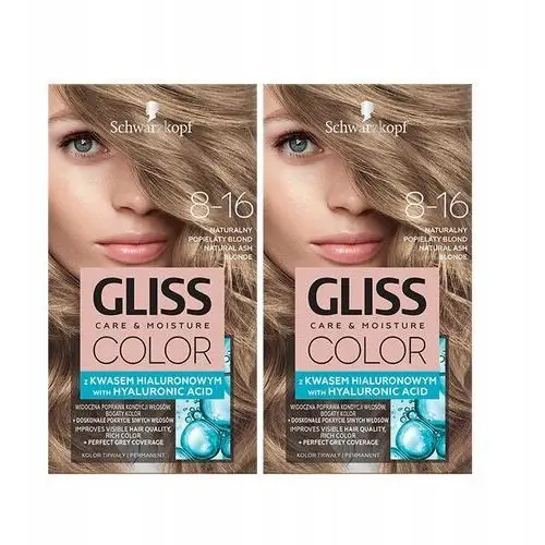 Gliss Color Farba do włosów Natu.Pop. Blond 8-16x2