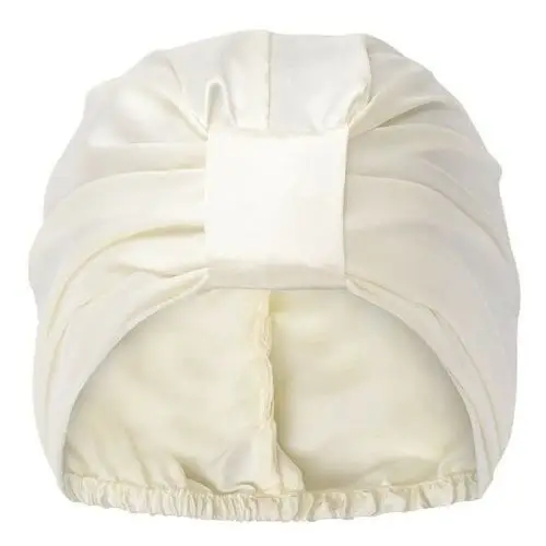 Anti-frizz satin hair bonnet beige - satynowy czepek do włosów Glov