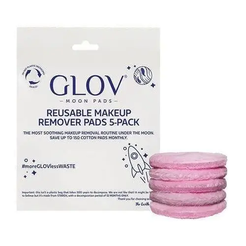 Glov moon pads reusable makeup remover płatki do zmywania makijażu 5szt