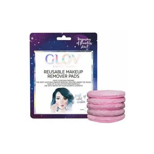 Moon pads reusable makeup remover płatki do zmywania makijażu 5szt (p1) Glov