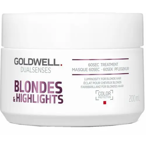 Dualsenses blondes and highlights 60 sec treatment (200ml) Goldwell