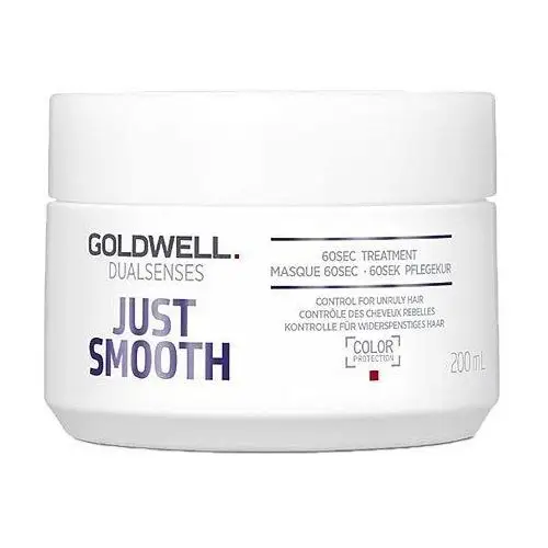 Dualsenses just smooth maseczka wygładzająca do włosów trudno poddających się stylizacji (60sec treatment - color protection) 200 ml Goldwell
