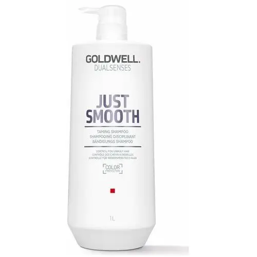 Goldwell Dualsenses Just Smooth szampon wygładzający do włosów trudno poddających się stylizacji (Taming Shampoo - Color Protection) 1000 ml